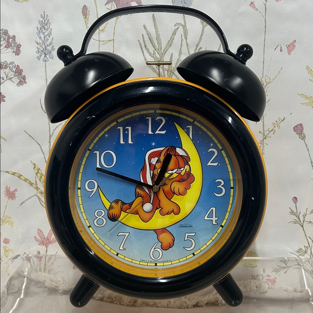 GARFIELD VTG 1978 jumbo alarm clock